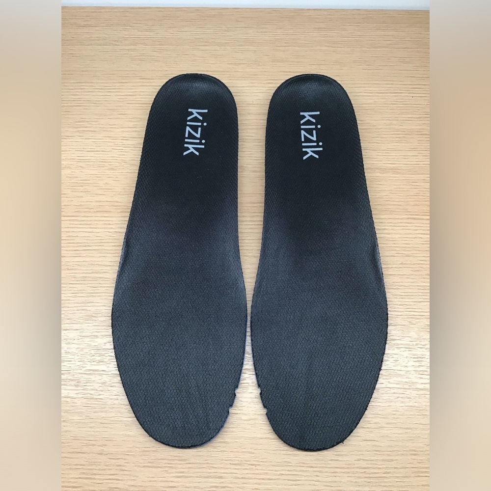 Men's Black Comfort Insoles - Supportive Cushioning